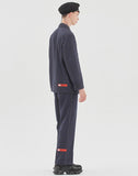 ベドインベド(BADINBAD)CANABY STREET CHECK JACKET_NAVY