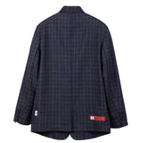 ベドインベド(BADINBAD)CANABY STREET CHECK JACKET_NAVY
