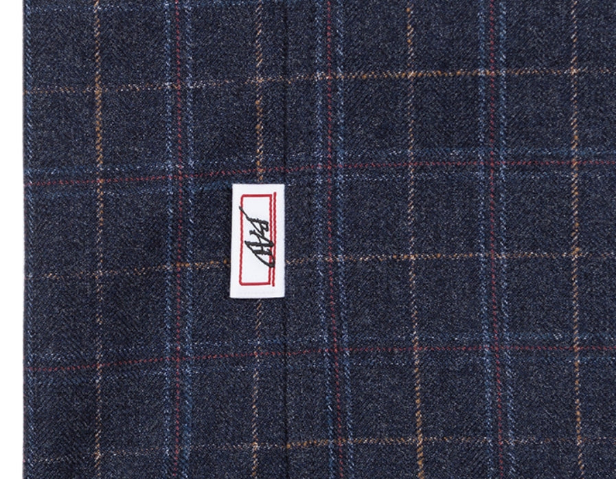 ベドインベド(BADINBAD)CANABY STREET CHECK JACKET_NAVY