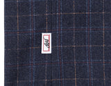 ベドインベド(BADINBAD)CANABY STREET CHECK JACKET_NAVY