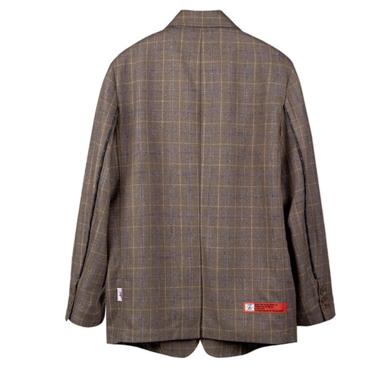 ベドインベド(BADINBAD)CANABY STREET CHECK JACKET_BEIGE