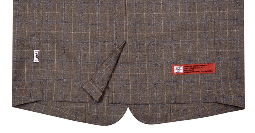 ベドインベド(BADINBAD)CANABY STREET CHECK JACKET_BEIGE