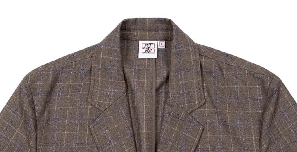 ベドインベド(BADINBAD)CANABY STREET CHECK JACKET_BEIGE