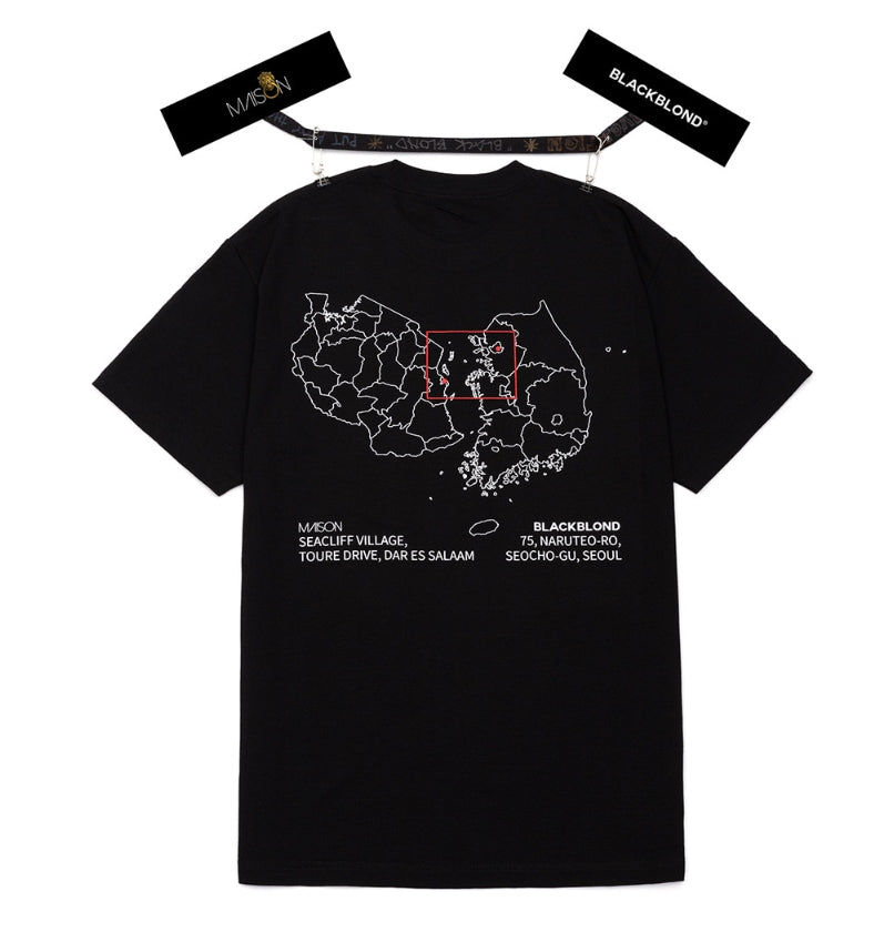 ブラックブロンド(BLACKBLOND) BLACKBLOND X MAISON Short Sleeve Tee (Black)