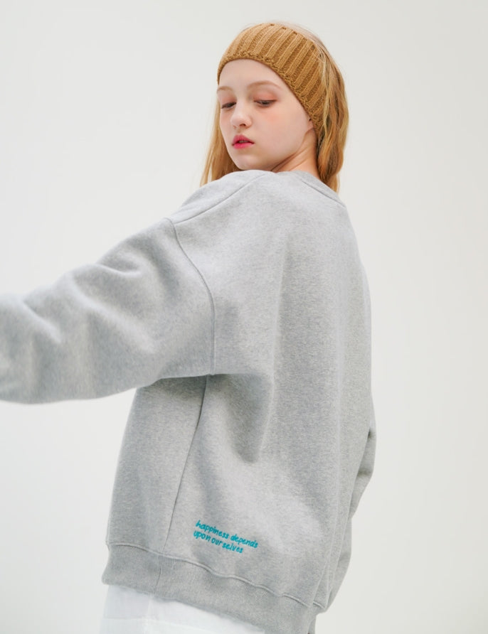ユベスコ(UBESCO) HAPPINESS SWEATSHIRT 3COLOR JUMT8072