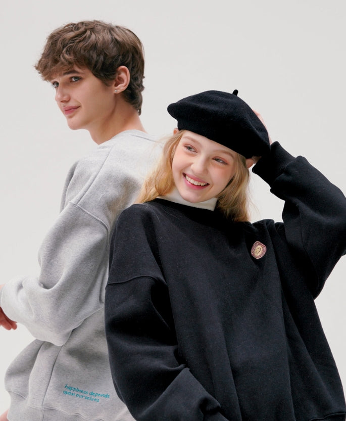 ユベスコ(UBESCO) HAPPINESS SWEATSHIRT 3COLOR JUMT8072
