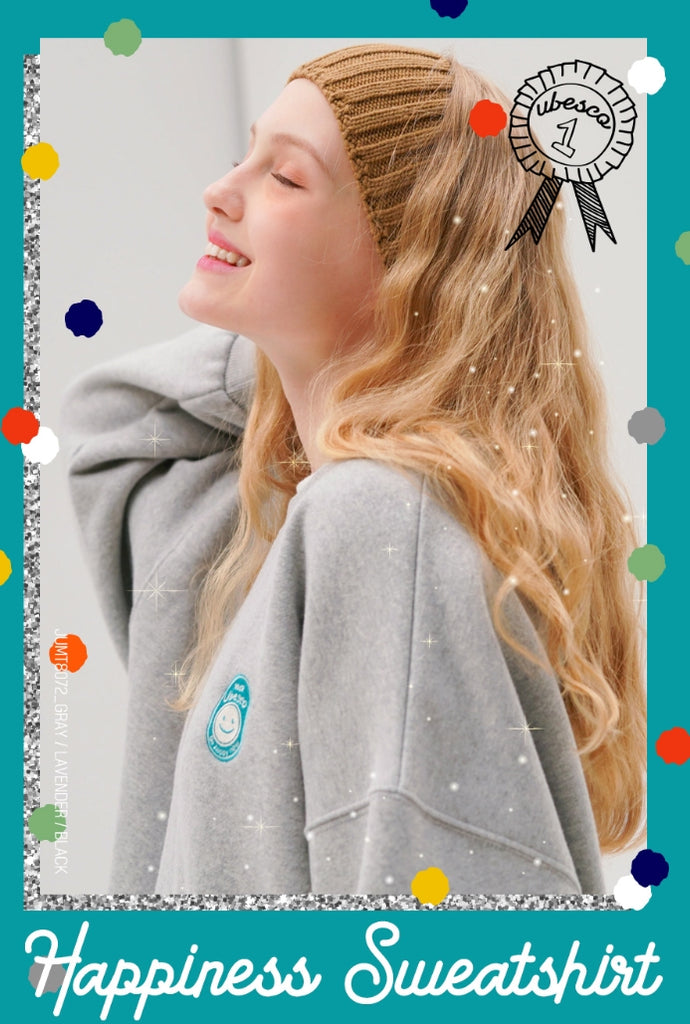 ユベスコ(UBESCO) HAPPINESS SWEATSHIRT 3COLOR JUMT8072