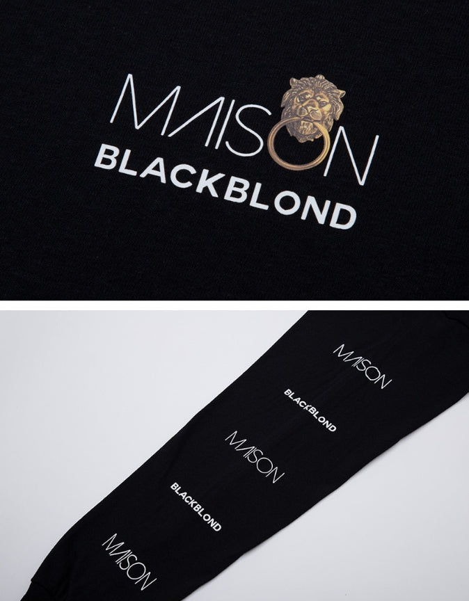 ブラックブロンド(BLACKBLOND) BLACKBLOND X MAISON Long Sleeve Tee (Black)