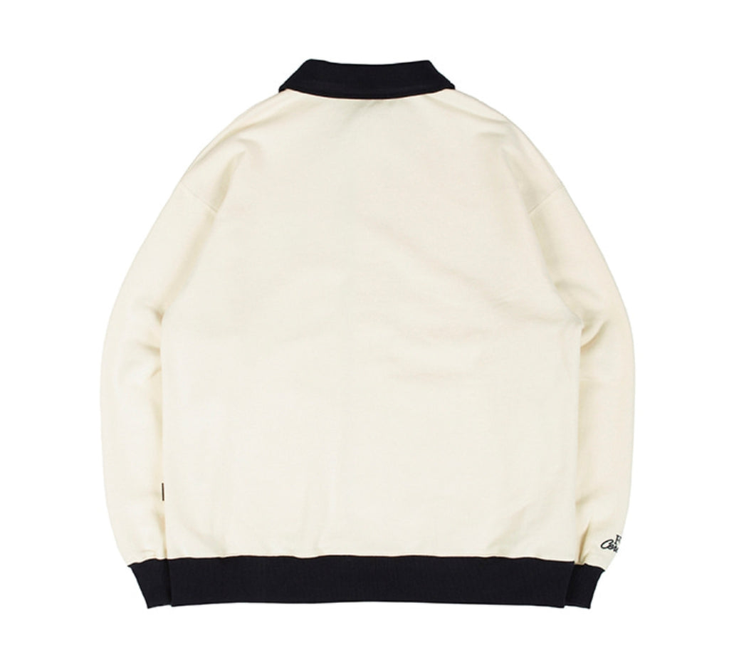 ロマンティッククラウン(ROMANTIC CROWN)  ROUND COLLAR COTTON CARDIGAN_OATMEAL
