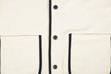 ロマンティッククラウン(ROMANTIC CROWN)  ROUND COLLAR COTTON CARDIGAN_OATMEAL