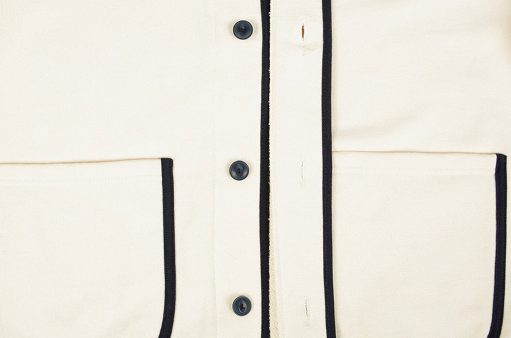 ロマンティッククラウン(ROMANTIC CROWN)  ROUND COLLAR COTTON CARDIGAN_OATMEAL