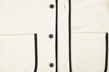 ロマンティッククラウン(ROMANTIC CROWN)  ROUND COLLAR COTTON CARDIGAN_OATMEAL