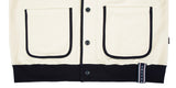 ロマンティッククラウン(ROMANTIC CROWN)  ROUND COLLAR COTTON CARDIGAN_OATMEAL