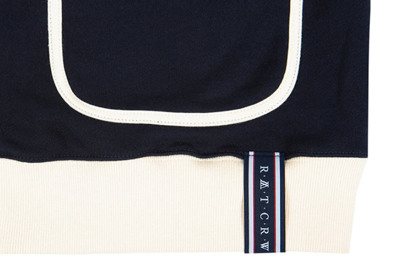 ロマンティッククラウン(ROMANTIC CROWN)  ROUND COLLAR COTTON CARDIGAN_NAVY