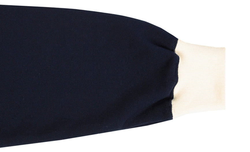 ロマンティッククラウン(ROMANTIC CROWN)  ROUND COLLAR COTTON CARDIGAN_NAVY