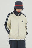 ロマンティッククラウン(ROMANTIC CROWN)  BACK POCKET TRACK JACKET_OATMEAL