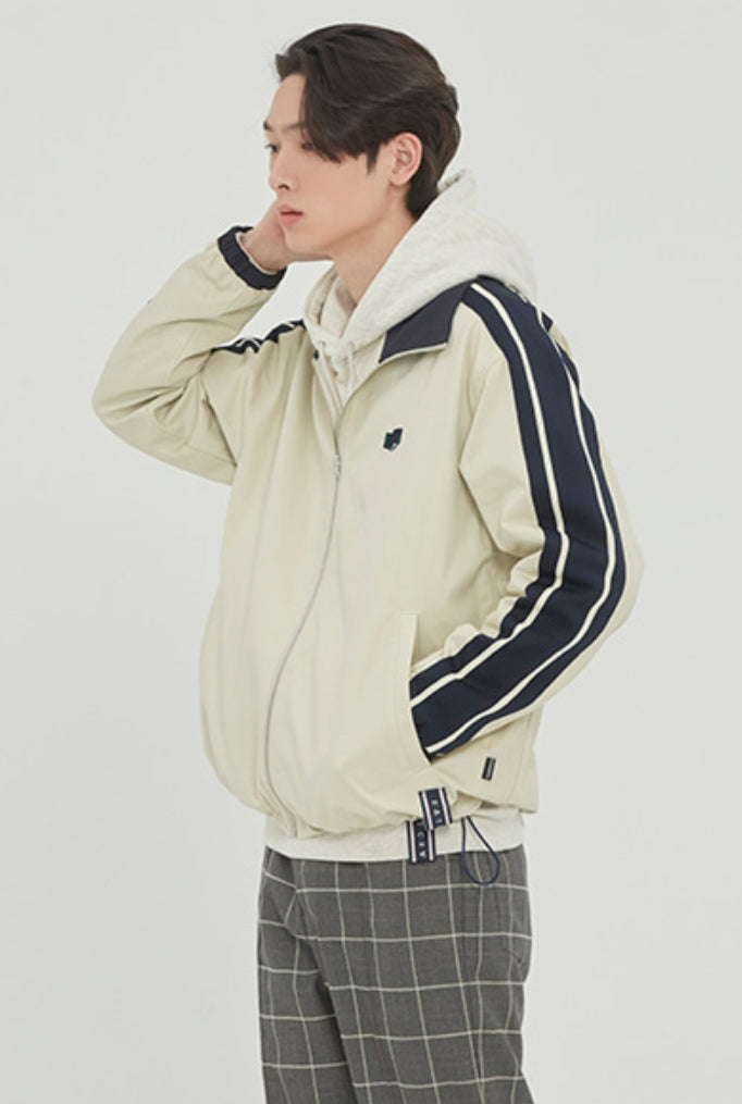 ロマンティッククラウン(ROMANTIC CROWN)  BACK POCKET TRACK JACKET_OATMEAL