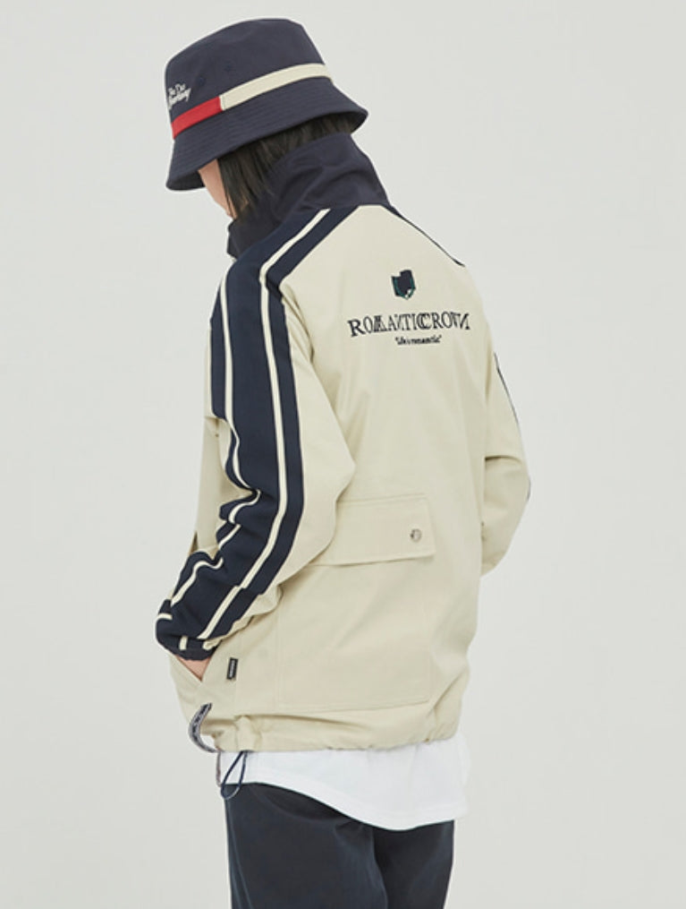 ロマンティッククラウン(ROMANTIC CROWN)  BACK POCKET TRACK JACKET_OATMEAL