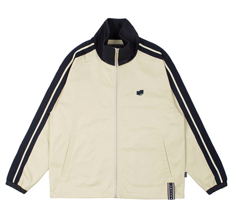 ロマンティッククラウン(ROMANTIC CROWN)  BACK POCKET TRACK JACKET_OATMEAL