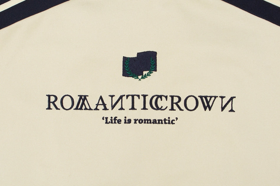 ロマンティッククラウン(ROMANTIC CROWN)  BACK POCKET TRACK JACKET_OATMEAL