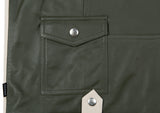 ロマンティッククラウン(ROMANTIC CROWN) TONE ON TONE LEATHER RIDER JACKET_OATMEAL