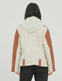 ロマンティッククラウン(ROMANTIC CROWN) TONE ON TONE LEATHER RIDER JACKET_BROWN