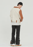 ロマンティッククラウン(ROMANTIC CROWN) TONE ON TONE LEATHER RIDER JACKET_BROWN