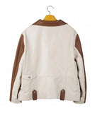 ロマンティッククラウン(ROMANTIC CROWN) TONE ON TONE LEATHER RIDER JACKET_BROWN