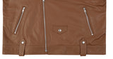ロマンティッククラウン(ROMANTIC CROWN) TONE ON TONE LEATHER RIDER JACKET_BROWN