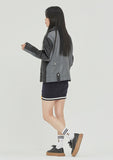 ロマンティッククラウン(ROMANTIC CROWN) TONE ON TONE LEATHER RIDER JACKET_BLACK
