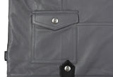 ロマンティッククラウン(ROMANTIC CROWN) TONE ON TONE LEATHER RIDER JACKET_BLACK