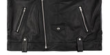 ロマンティッククラウン(ROMANTIC CROWN) TONE ON TONE LEATHER RIDER JACKET_BLACK
