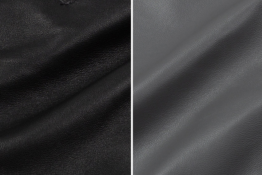 ロマンティッククラウン(ROMANTIC CROWN) TONE ON TONE LEATHER RIDER JACKET_BLACK