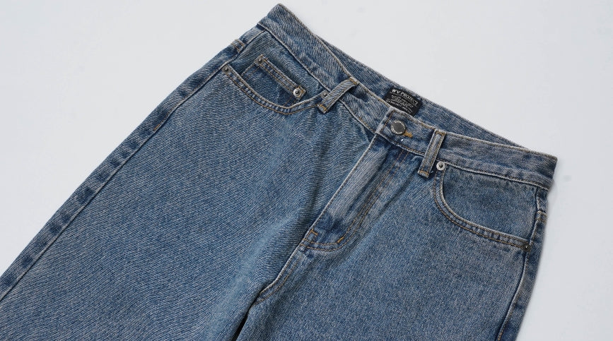 ダブルユーブイプロジェクト(WV PROJECT) BEGINNING DENIM PANTS VINTAGE BLUE CJLP7354