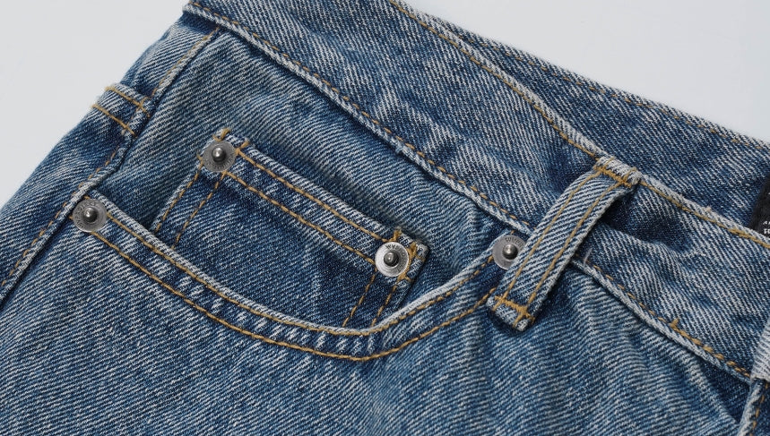 ダブルユーブイプロジェクト(WV PROJECT) BEGINNING DENIM PANTS VINTAGE BLUE CJLP7354