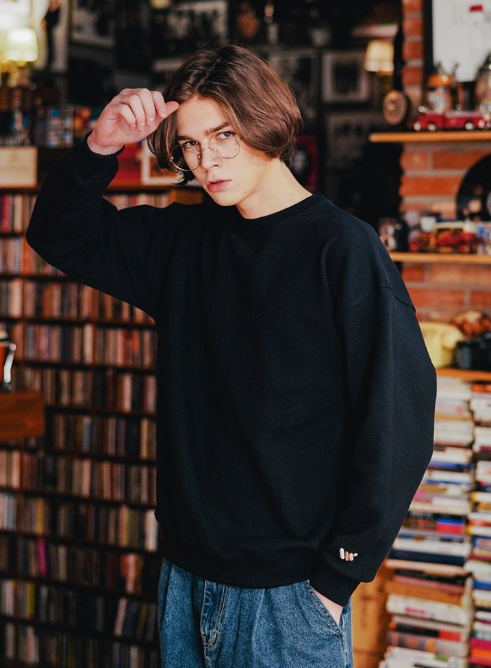 ダブルユーブイプロジェクト(WV PROJECT) WANNER SWEAT SHIRTS BLACK JJMT7366