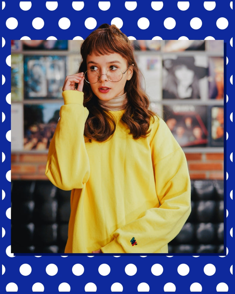 ダブルユーブイプロジェクト(WV PROJECT) WANNER SWEAT SHIRTS LEMON JJMT7366