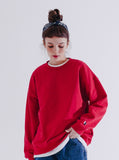 ダブルユーブイプロジェクト(WV PROJECT) WANNER SWEAT SHIRTS BERRY RED JJMT7366