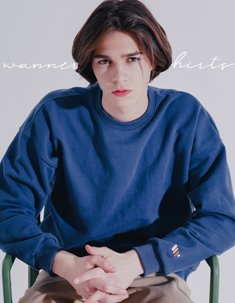 ダブルユーブイプロジェクト(WV PROJECT) WANNER SWEAT SHIRTS DEEP BLUE JJMT7366
