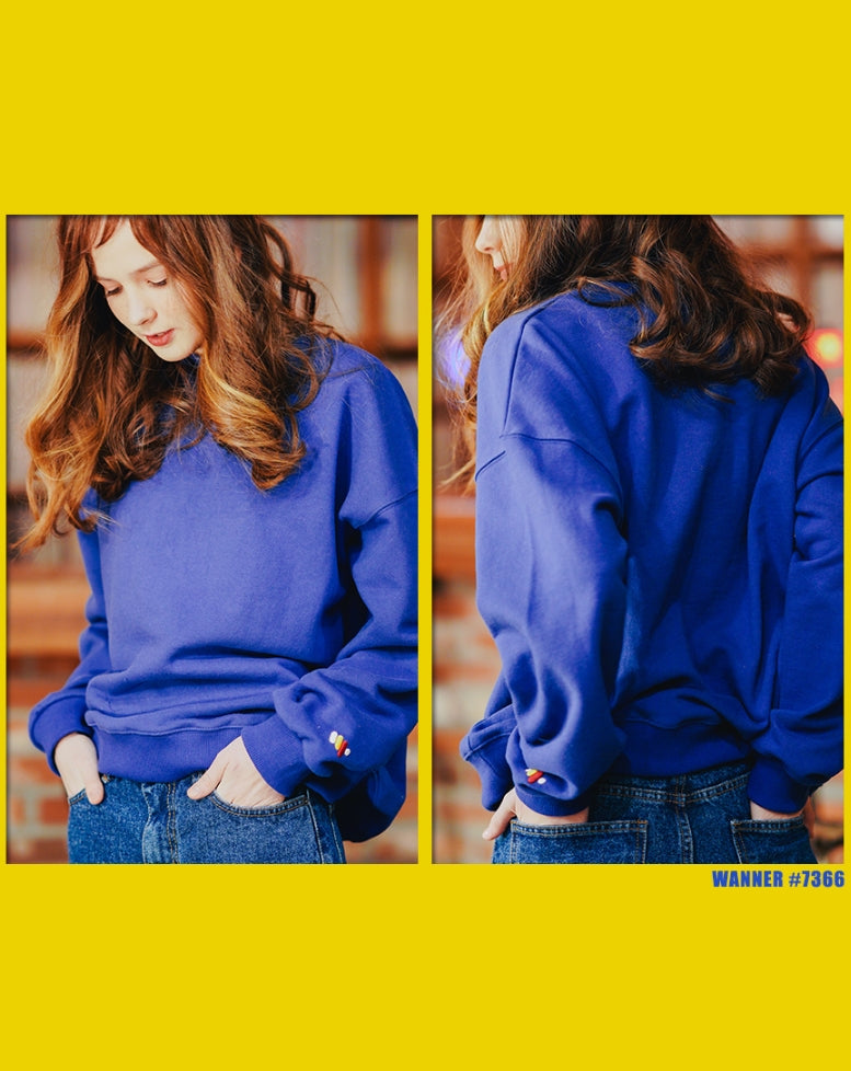 ダブルユーブイプロジェクト(WV PROJECT) WANNER SWEAT SHIRTS CLASSIC BLUE JJMT7366