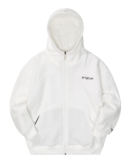 ダブルユーブイプロジェクト(WV PROJECT) MY PLAY LIST HOOD ZIPUP IVORY SYHD7362