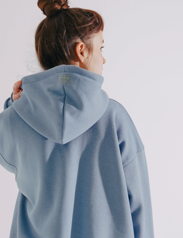 ダブルユーブイプロジェクト(WV PROJECT) MY PLAY LIST HOOD ZIPUP BLUE SYHD7362