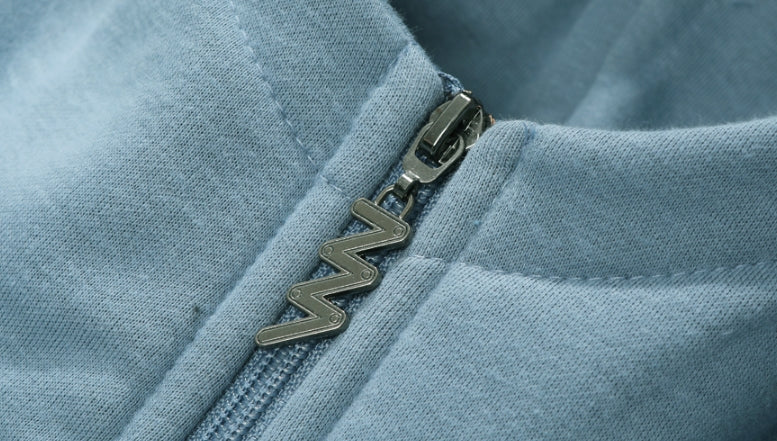 ダブルユーブイプロジェクト(WV PROJECT) MY PLAY LIST HOOD ZIPUP BLUE SYHD7362