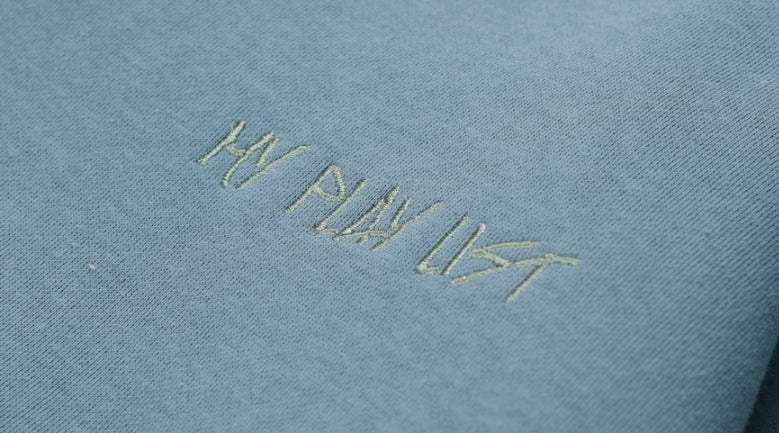 ダブルユーブイプロジェクト(WV PROJECT) MY PLAY LIST HOOD ZIPUP BLUE SYHD7362