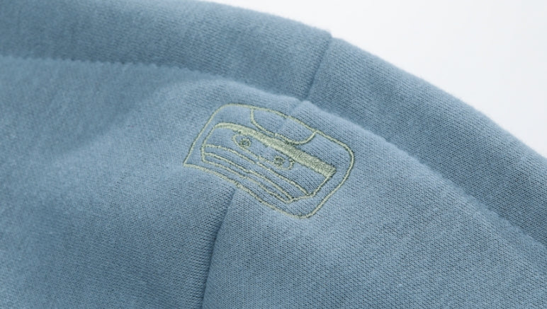 ダブルユーブイプロジェクト(WV PROJECT) MY PLAY LIST HOOD ZIPUP BLUE SYHD7362