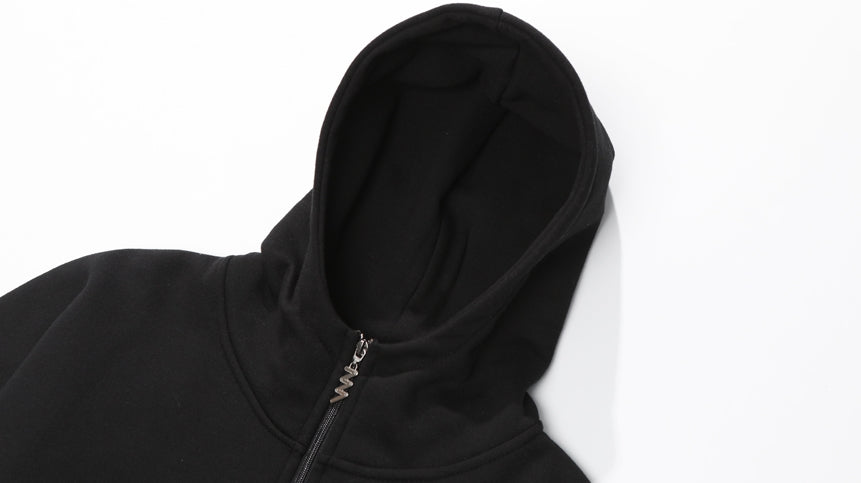 ダブルユーブイプロジェクト(WV PROJECT) MY PLAY LIST HOOD ZIPUP BLACK SYHD7362