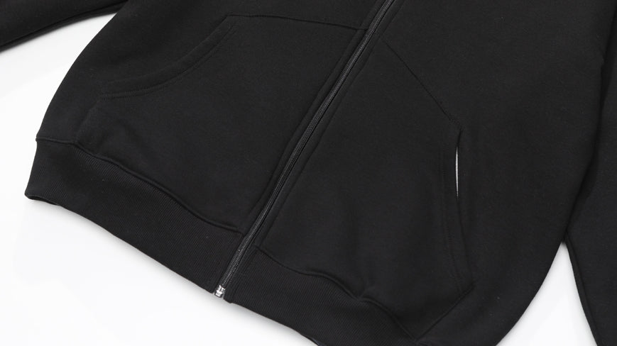 ダブルユーブイプロジェクト(WV PROJECT) MY PLAY LIST HOOD ZIPUP BLACK SYHD7362