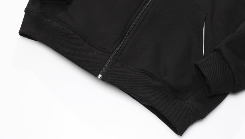 ダブルユーブイプロジェクト(WV PROJECT) MY PLAY LIST HOOD ZIPUP BLACK SYHD7362