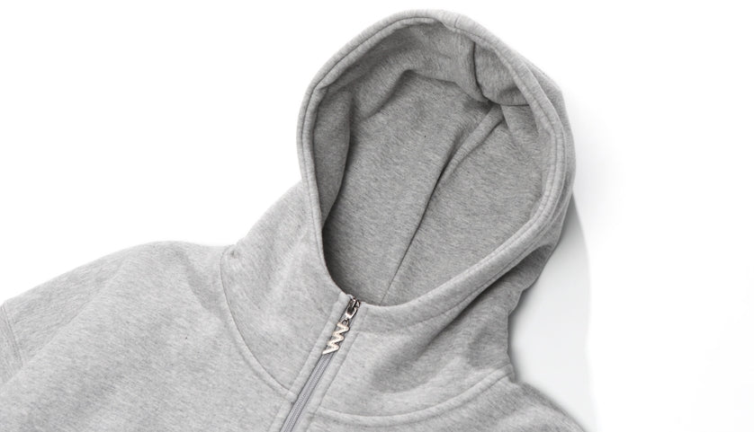 ダブルユーブイプロジェクト(WV PROJECT) MY PLAY LIST HOOD ZIPUP GRAY SYHD7362