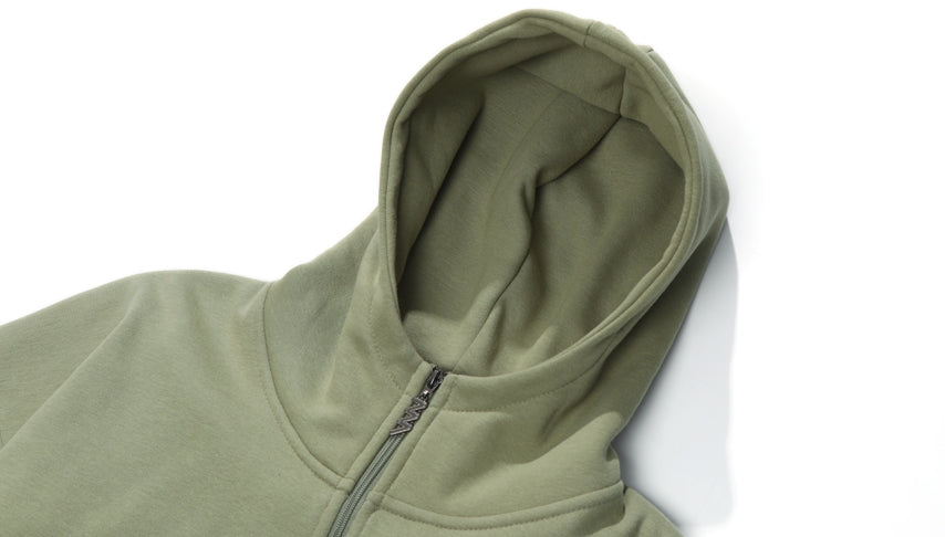 ダブルユーブイプロジェクト(WV PROJECT) MY PLAY LIST HOOD ZIPUP OLIVE SYHD7362